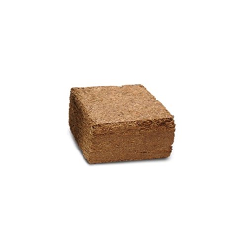 Brique de terreau compressé