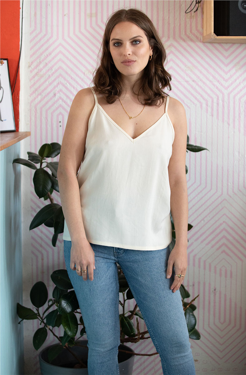 Caraco Adénia en Tencel  - Ivoire 4