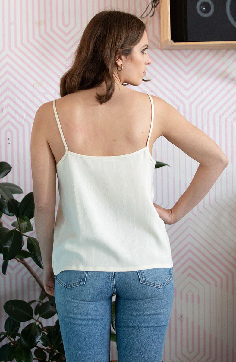 Caraco Adénia en Tencel  - Ivoire 5