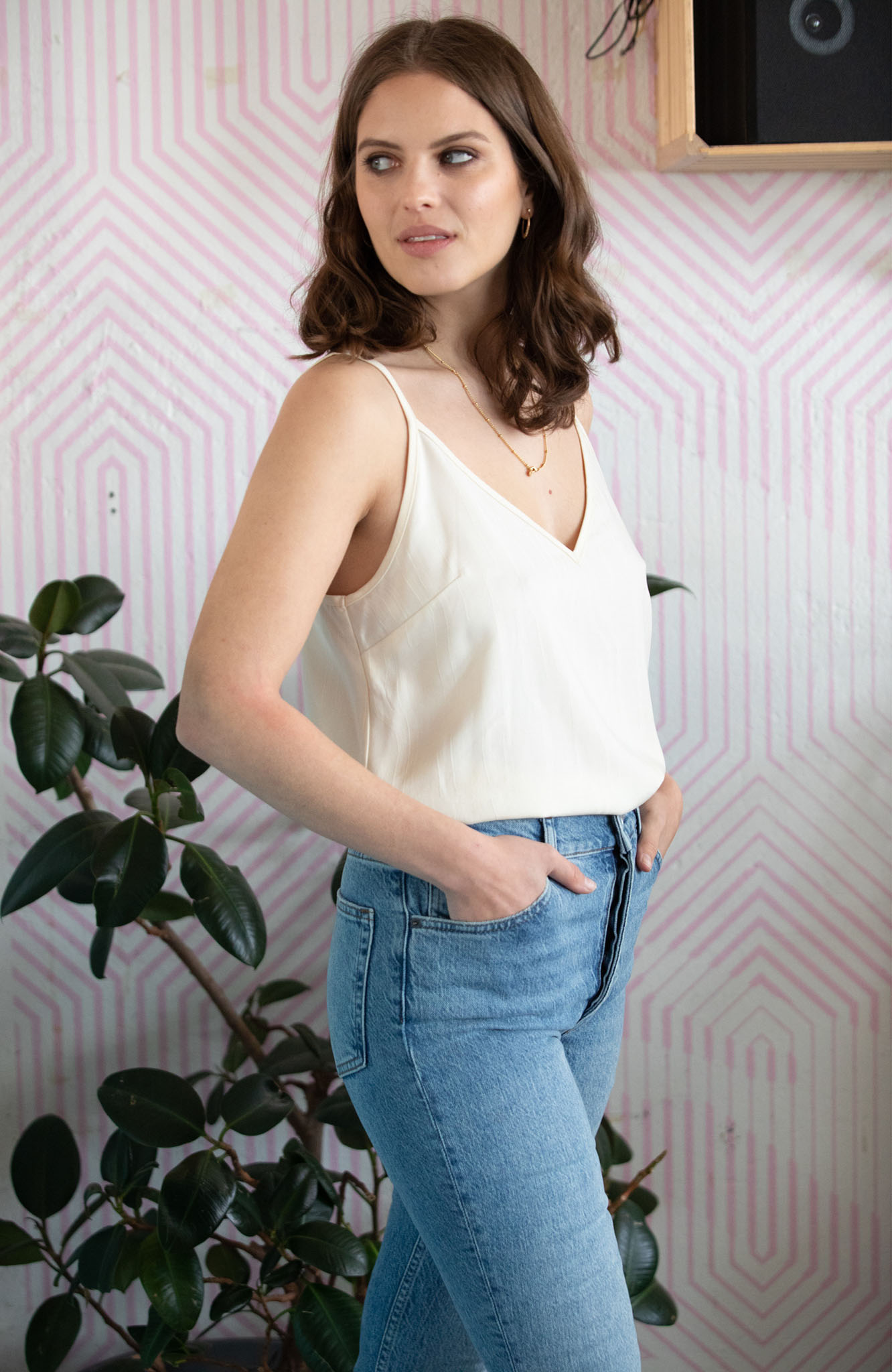 Caraco Adénia en Tencel  - Ivoire 3