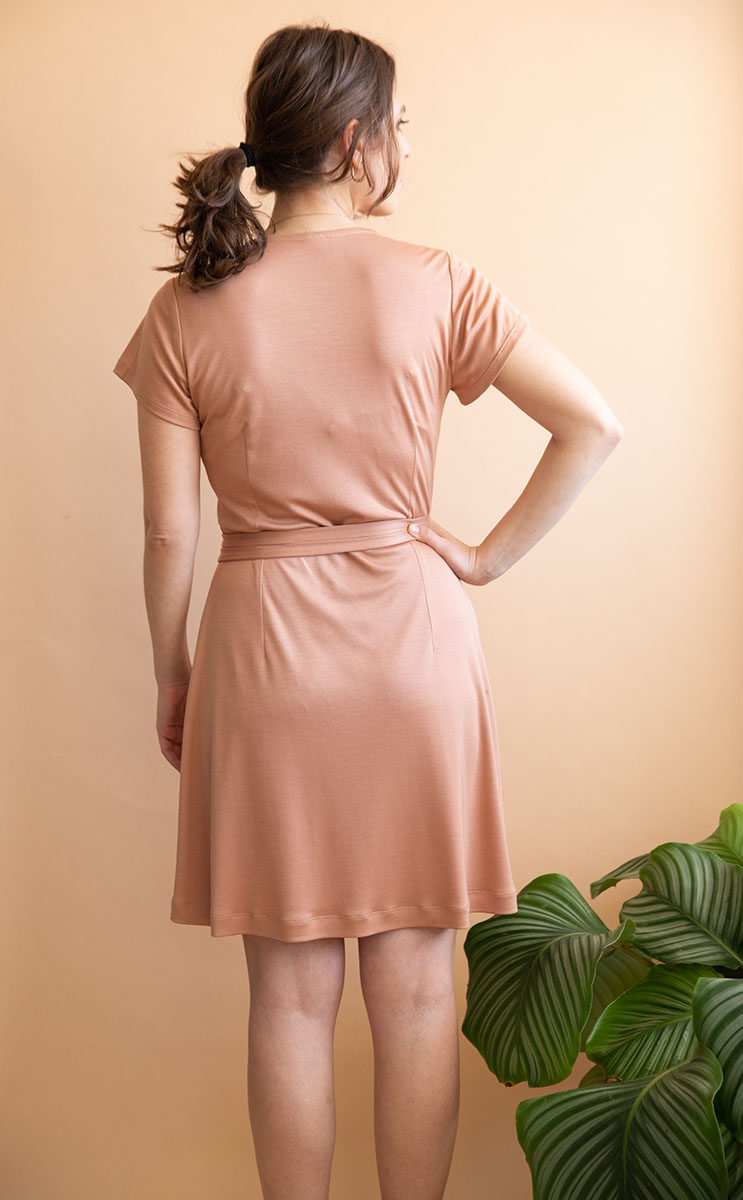 Robe Acacia en Tencel - Camel 4