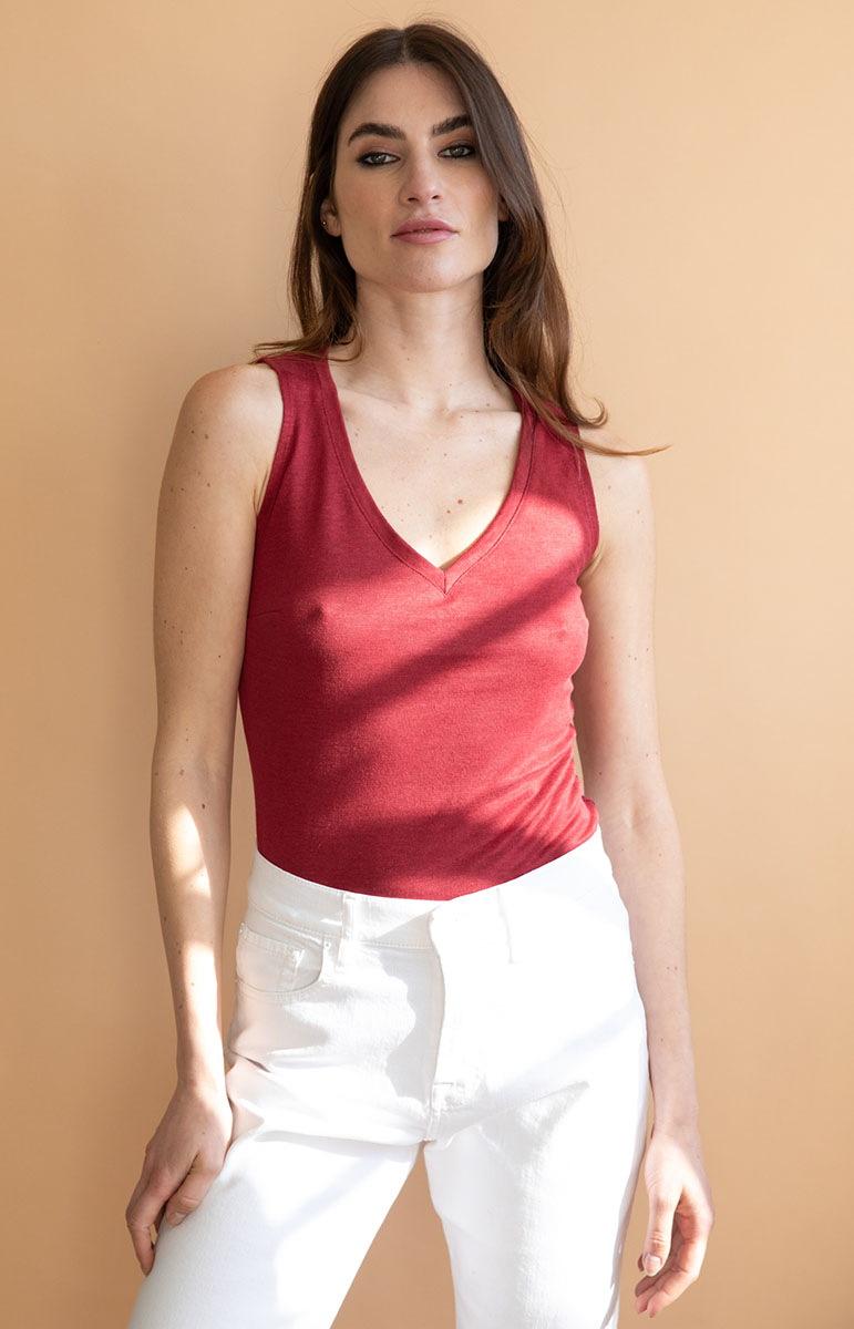 Débardeur Lilas - Rouge 2