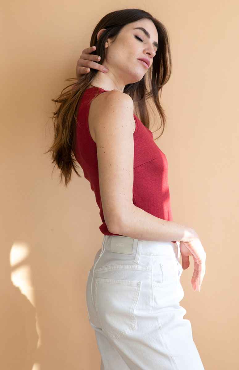 Débardeur Lilas - Rouge 3