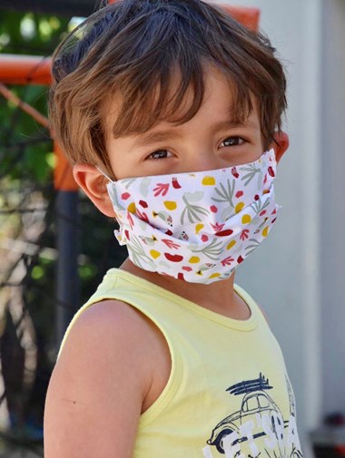 Lot de 4 masques enfant - Attestation cat. 2 DGA 