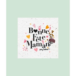 Carte Maman que j'adore ❤