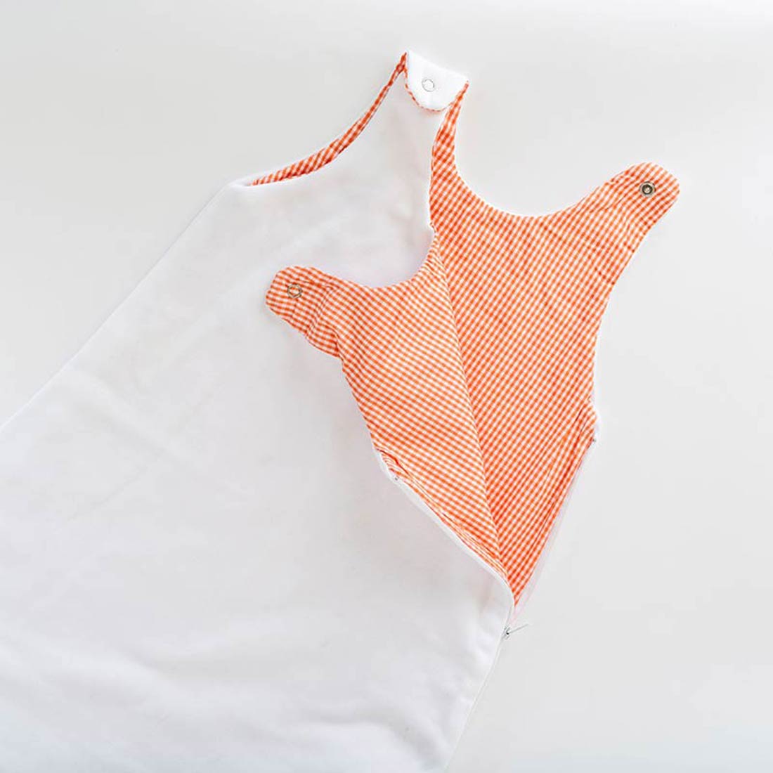 Gigoteuse Mi-Saison en Coton Bio Saxe Blanc 5