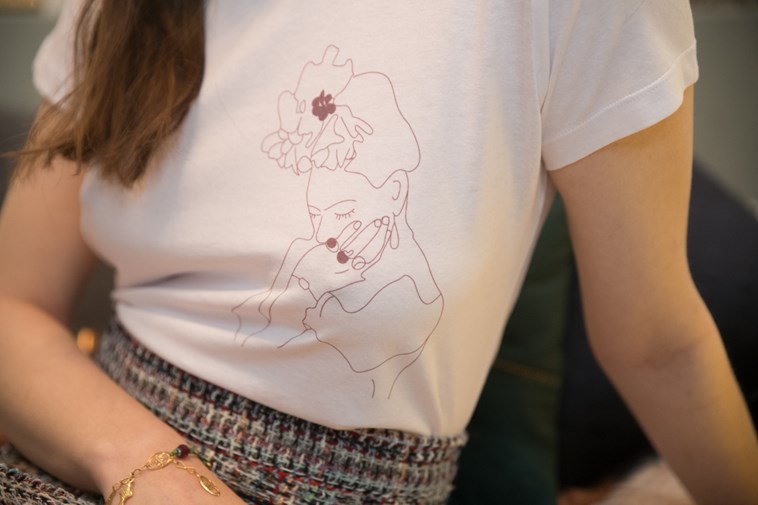 FRIDA - T-shirt à motif 