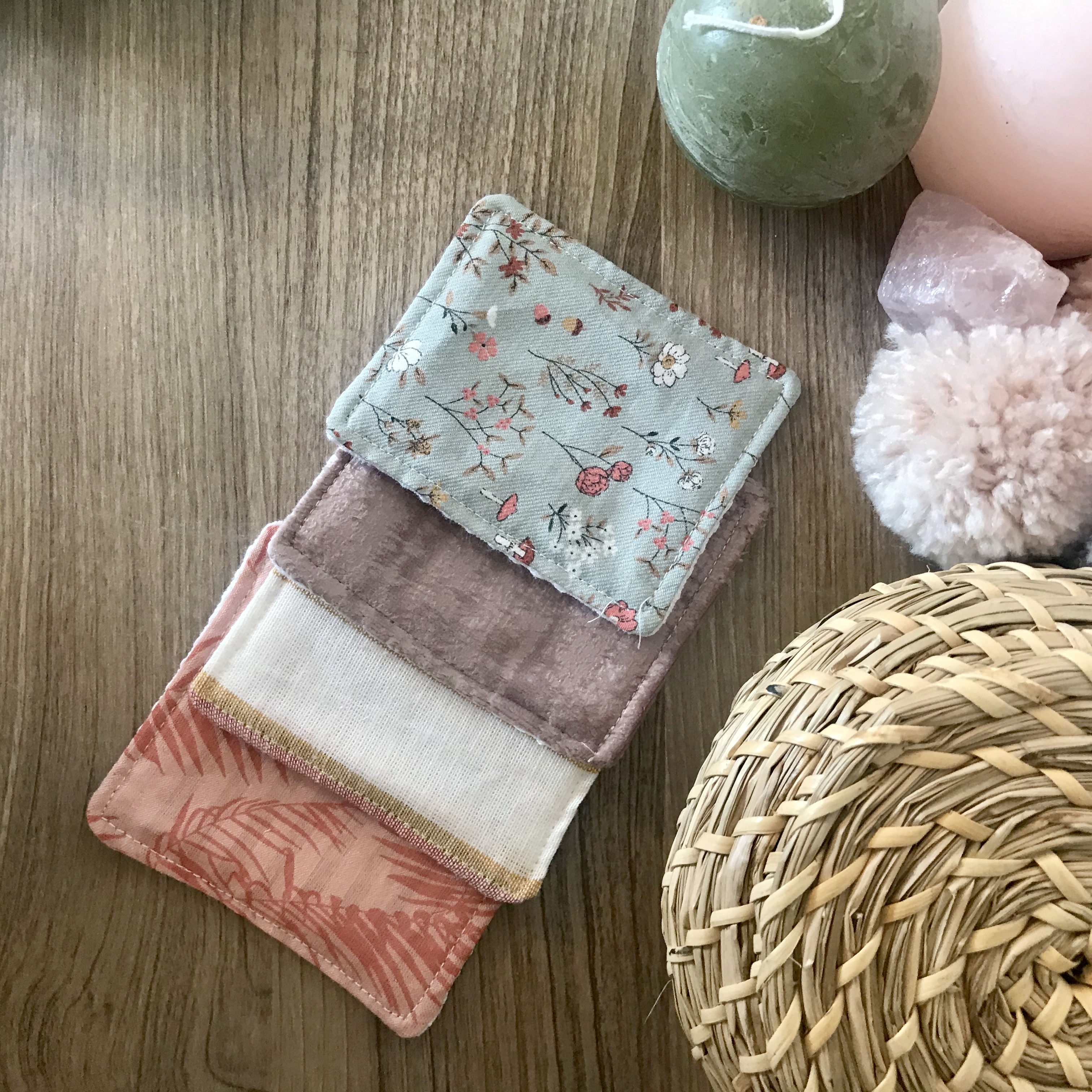 Lot de 4 cotons lavable  3