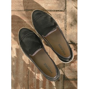 Espadrilles en bouteilles de plastique recyclées - Black Silver