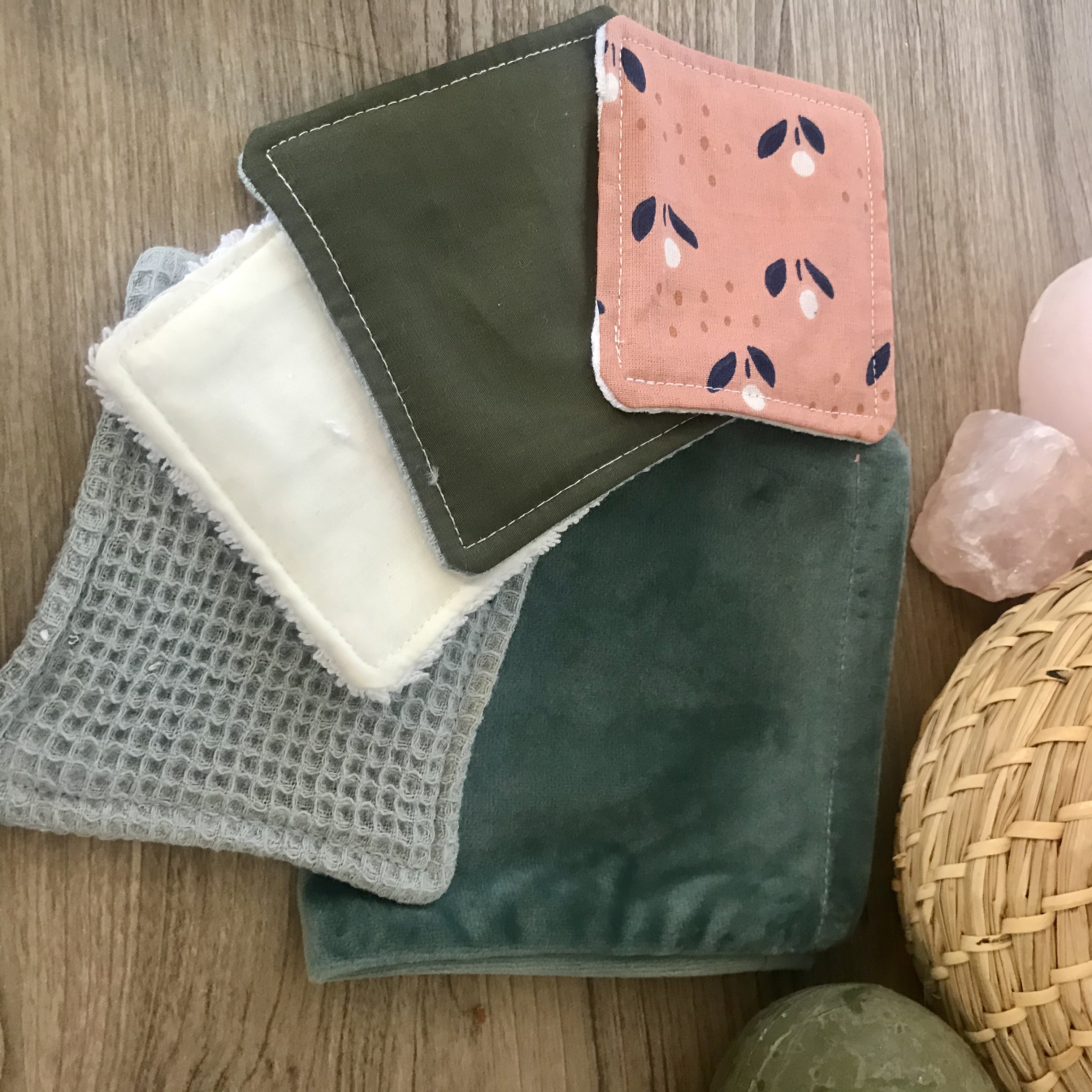 Lot 4 cotons lavables  4