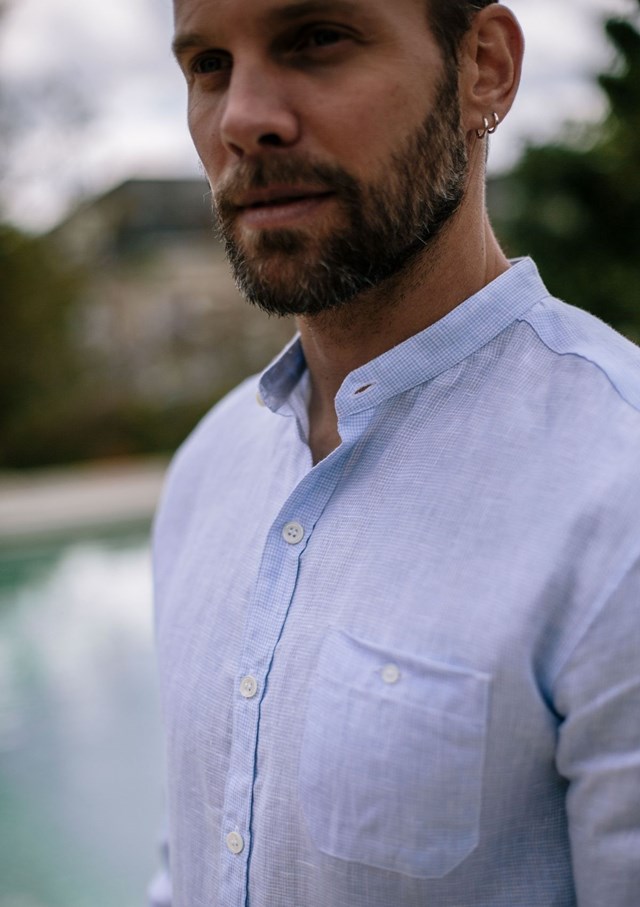 Chemise MONTLILIN - Bleu Carreaux 6
