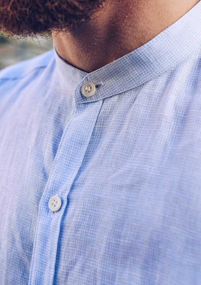 Chemise MONTLILIN - Bleu Carreaux 3