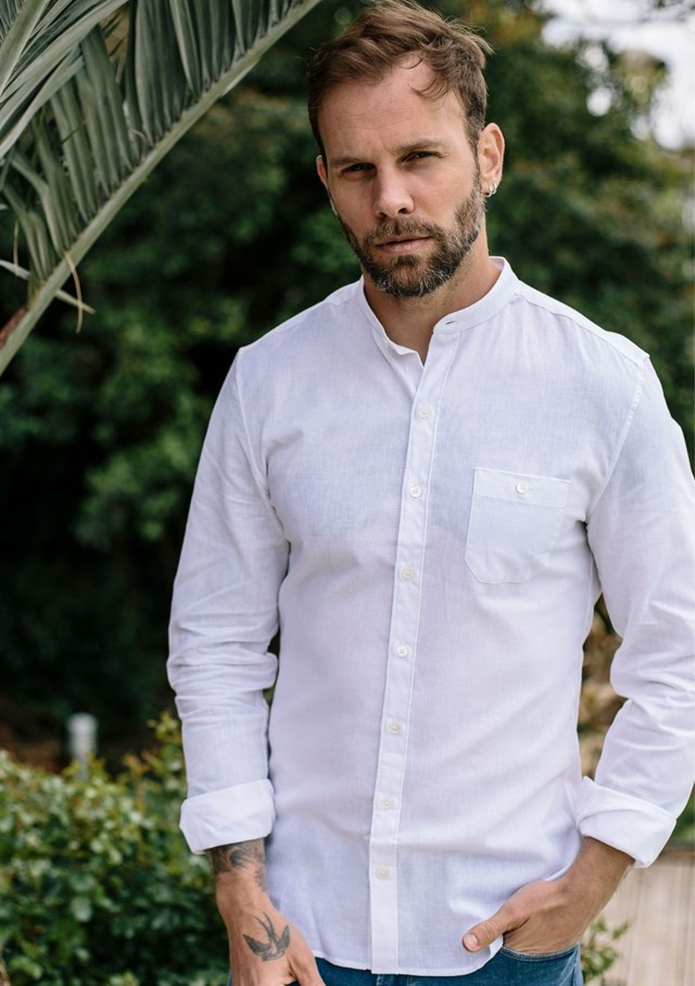 Chemise MONTLILIN - Lin - Col Mao 3
