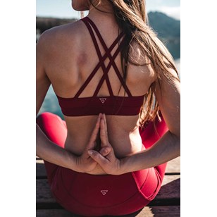 Brassière de Yoga - Hélios Rouge