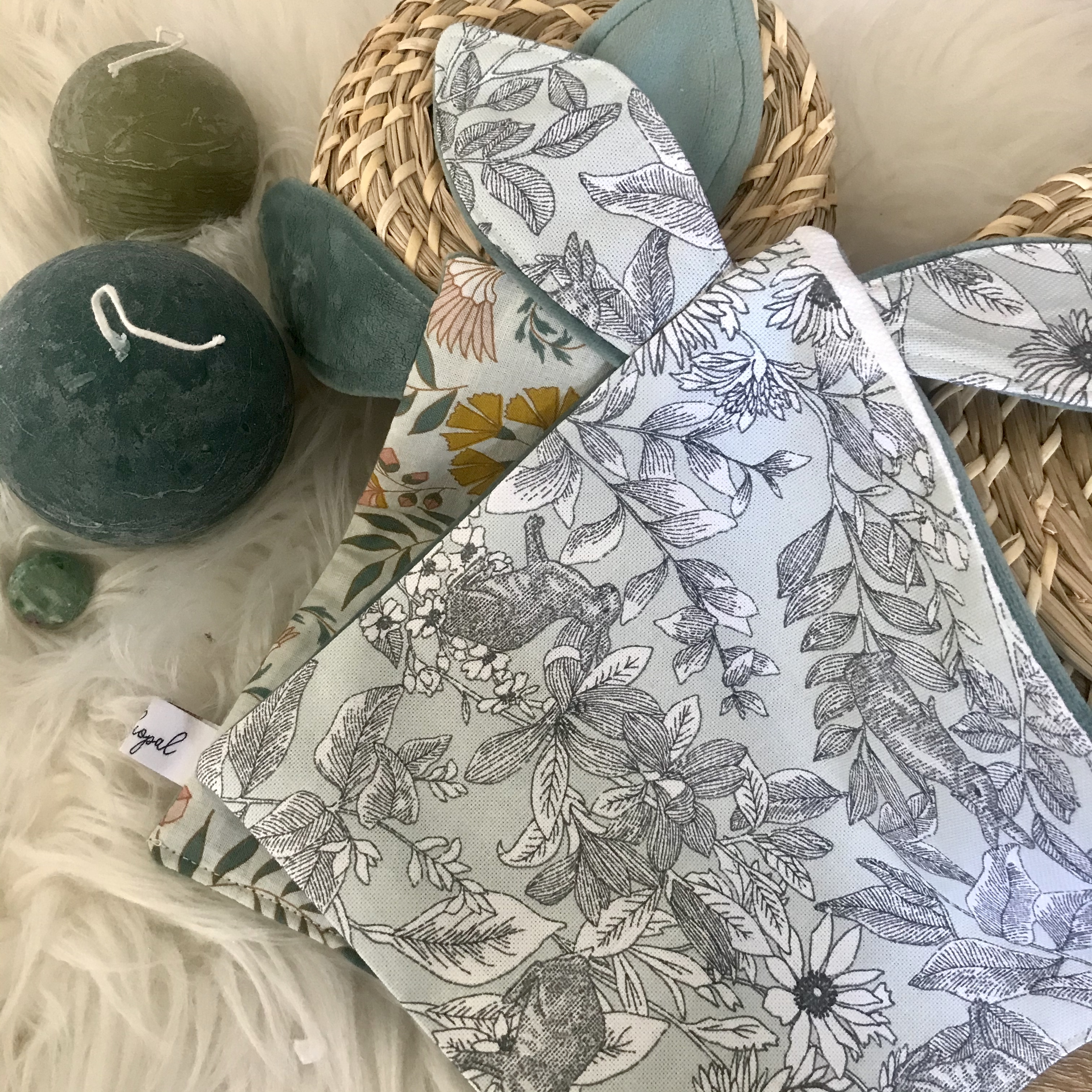 Doudou plat bébé - zéro dechet  3