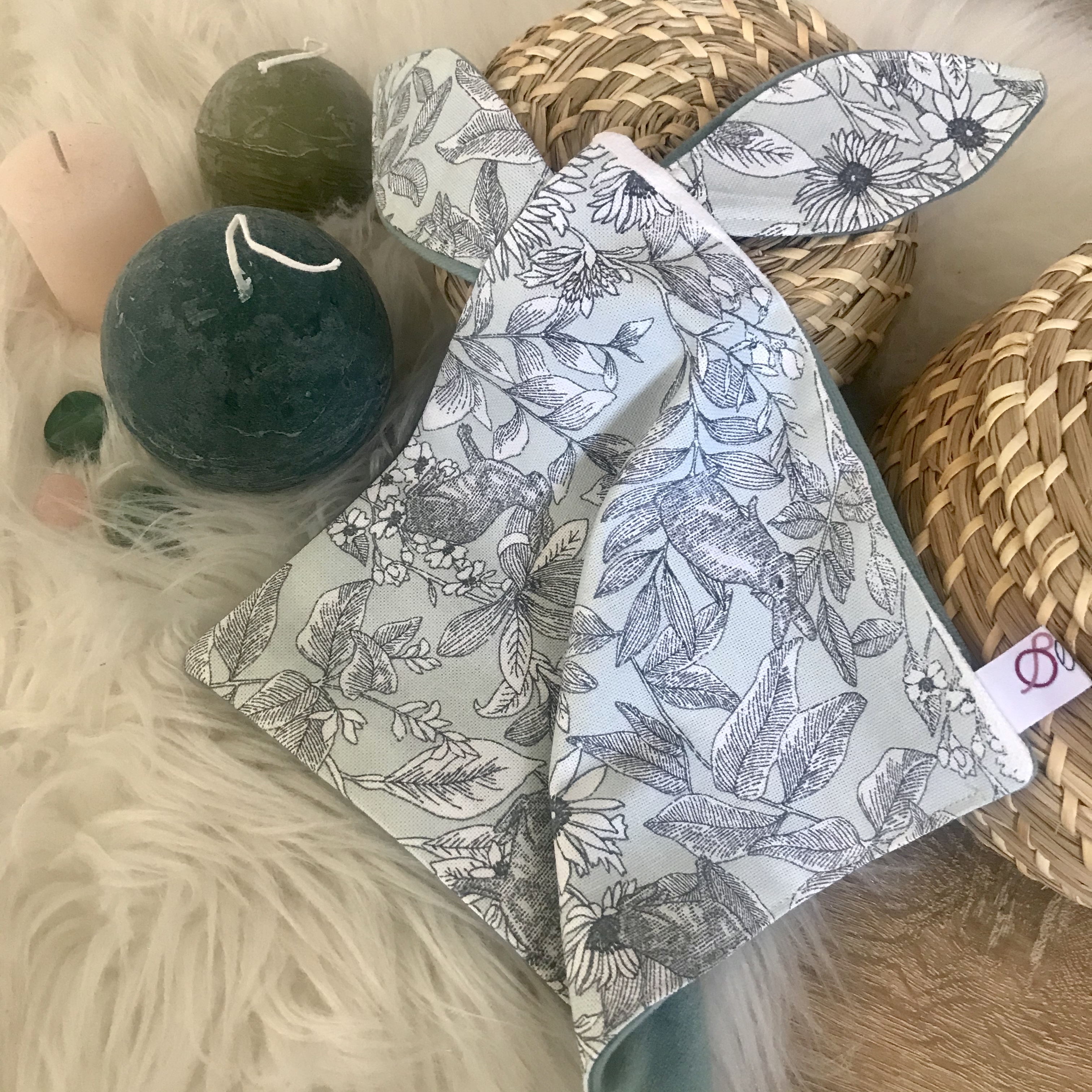 Doudou plat bébé - zéro dechet  5