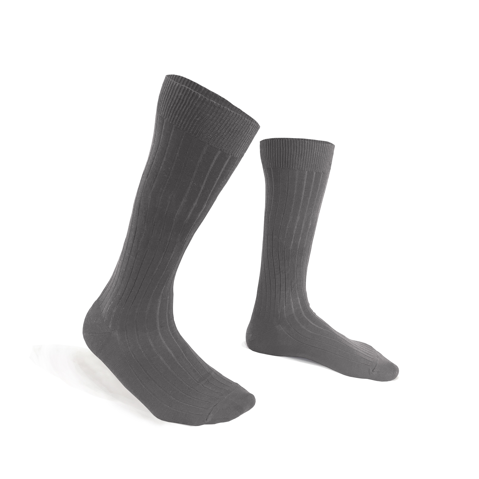 Chaussettes mi-bas - Gris pierre 7