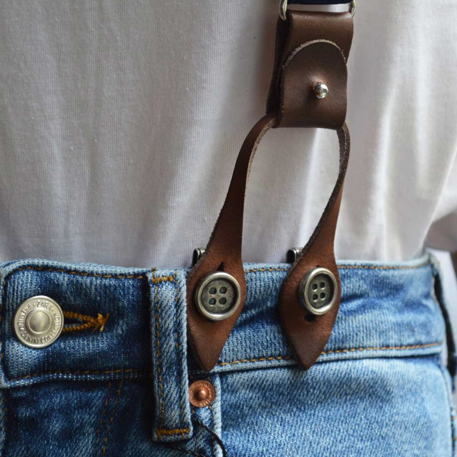 Bretelles fines - Bleu marine 8