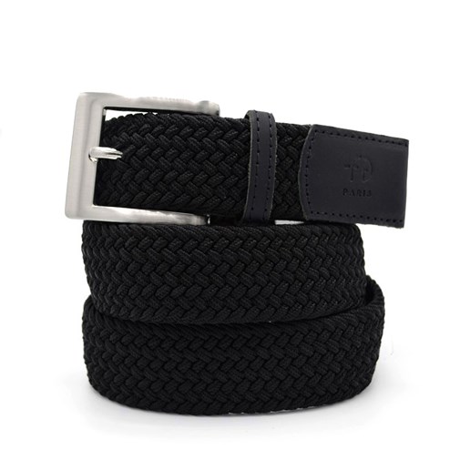 Ceinture tressée - Noir