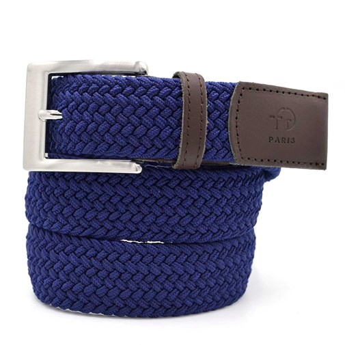 Ceinture tressée - Bleu marine