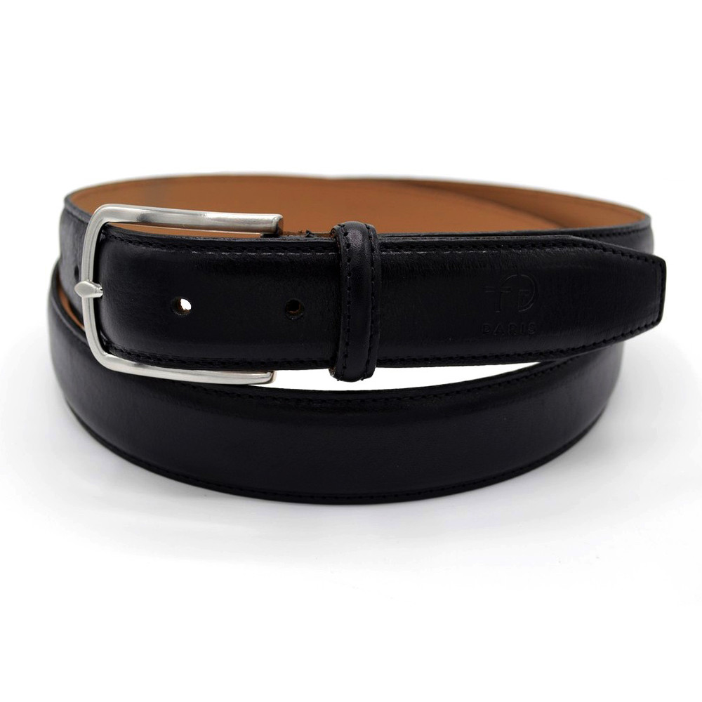 Ceinture réglable en cuir - Noir 2