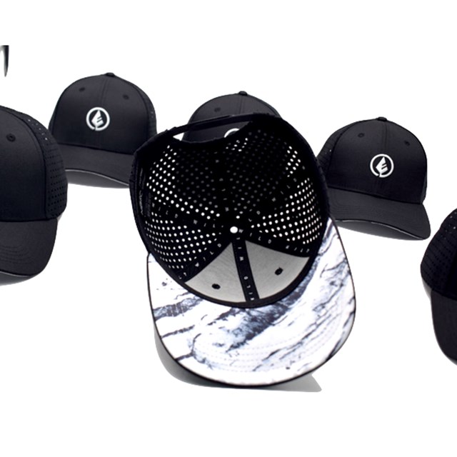 Casquette technique et recyclée - Black logo 3