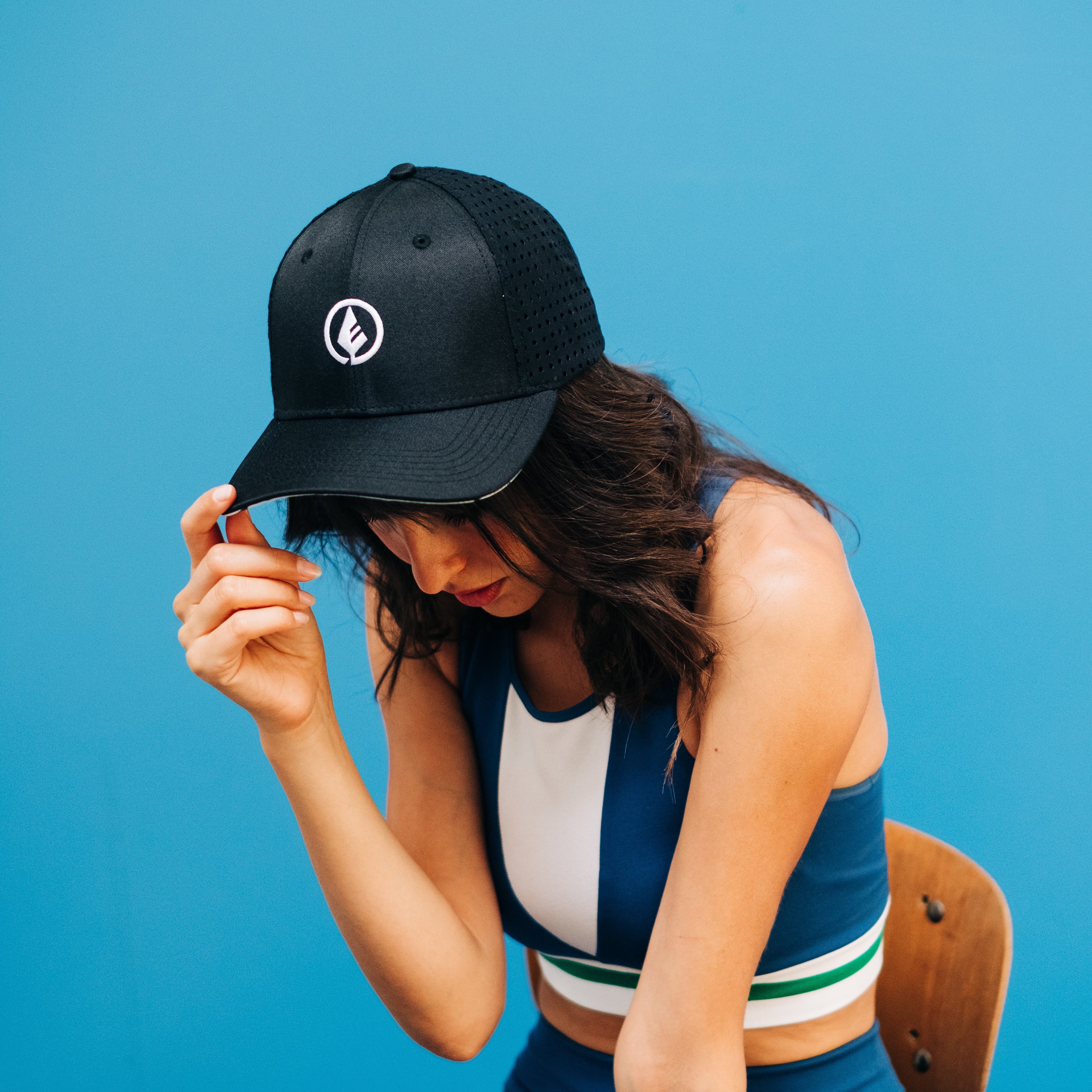 Casquette technique et recyclée - Black logo 4