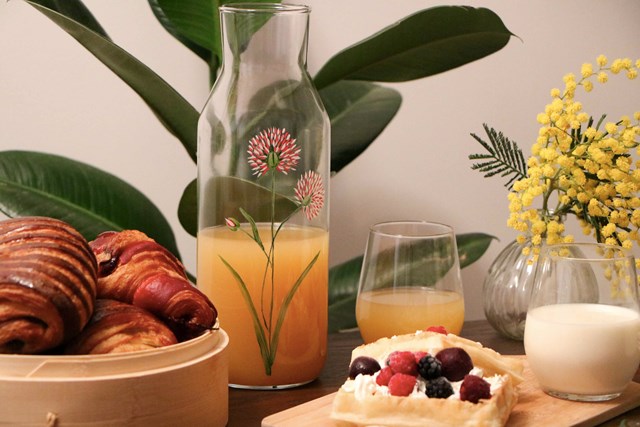Carafe Bleuet Rouge