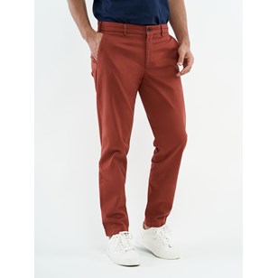 Le Chino Lautrec en coton bio couleur Rouge Brique