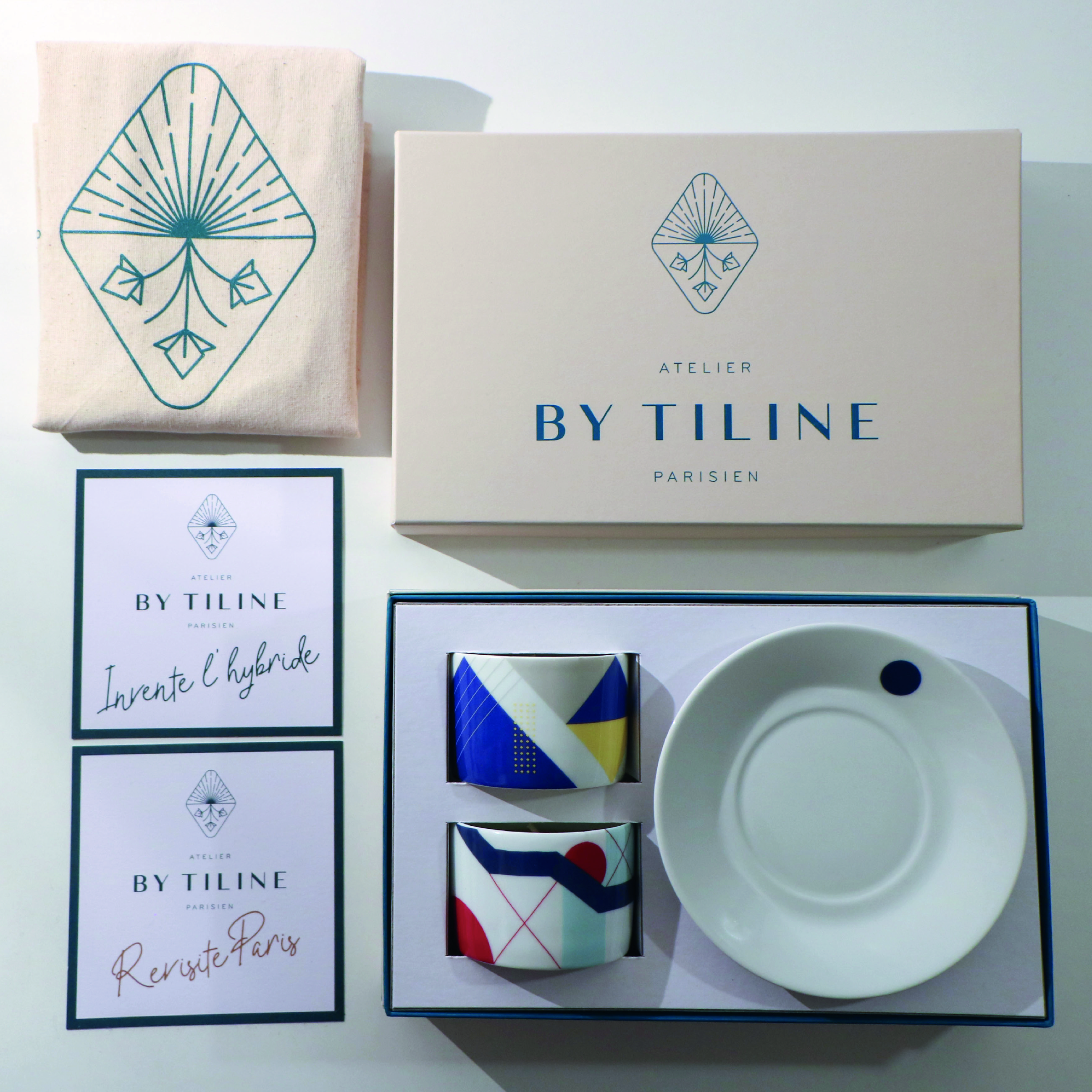 Coffret double BY TILINE : Louvre, Beaubourg