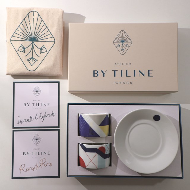 Coffret double BY TILINE : Louvre, Beaubourg