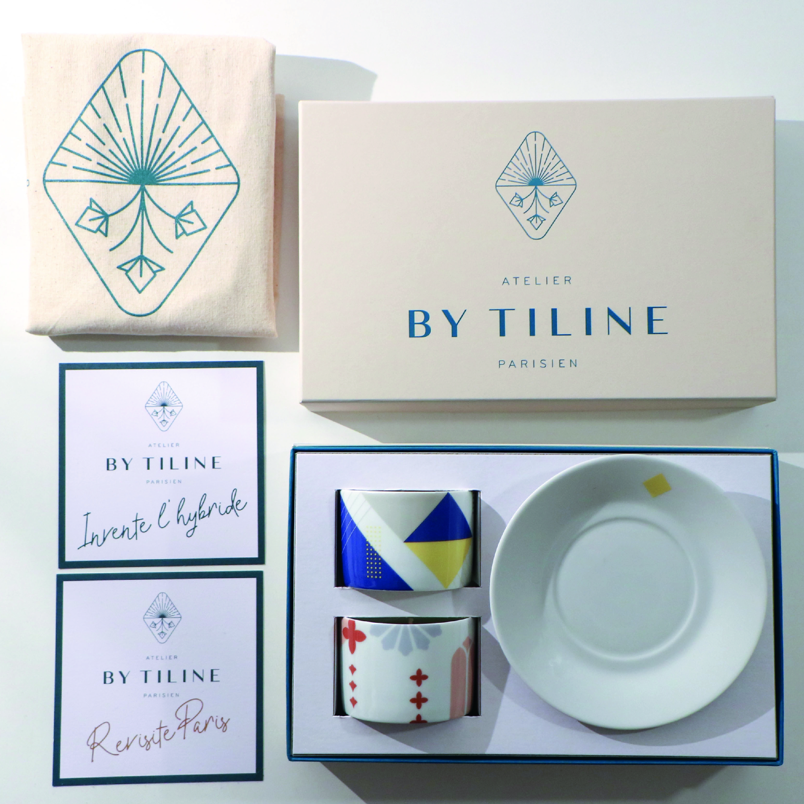 Coffret double BY TILINE : Louvre, Notre Dame