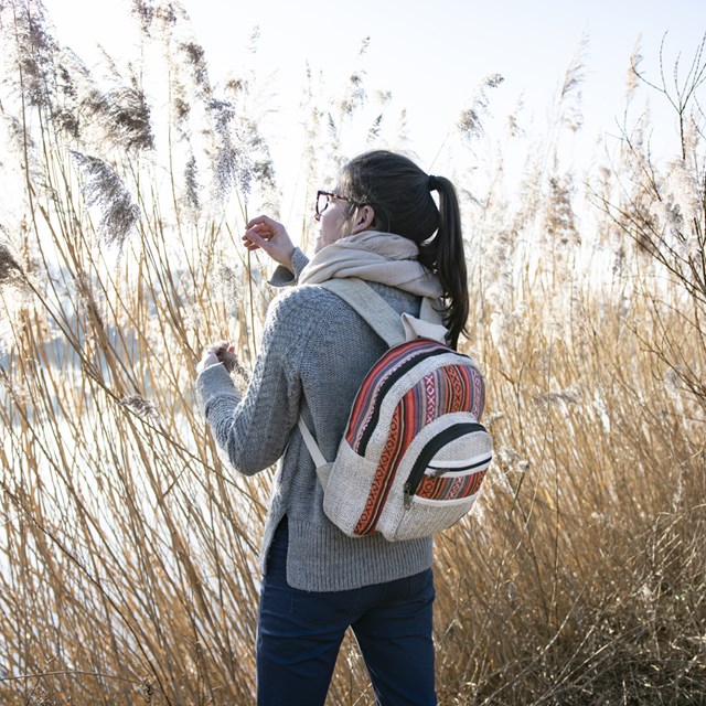 sac en chanvre éthique et écoresponsable fait main motifs ethniques