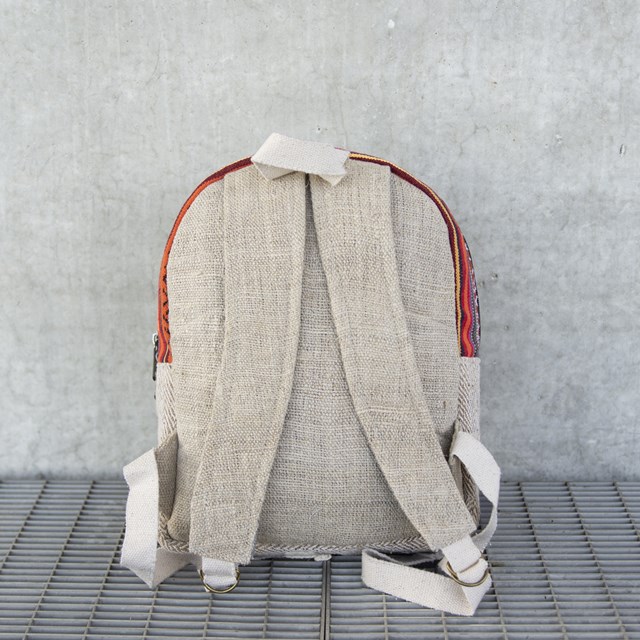 sac en chanvre éthique et écoresponsable fait main motifs ethniques