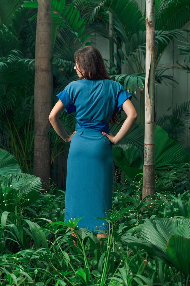 Robe Angkor Bleue 3