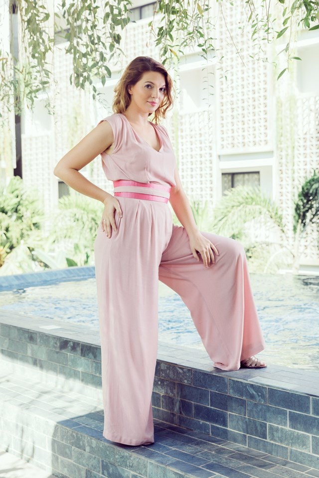 Combi-pantalon Bayon Rose 3