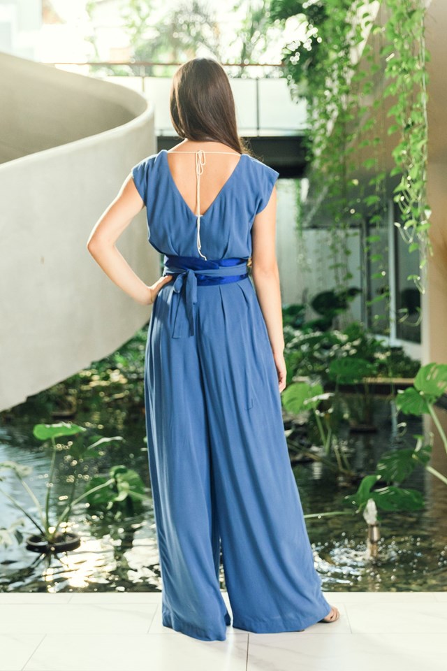 Combi-pantalon Bayon Bleue 4