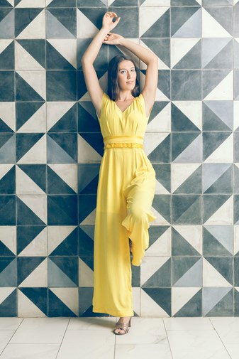 Combi-pantalon Bayon Jaune