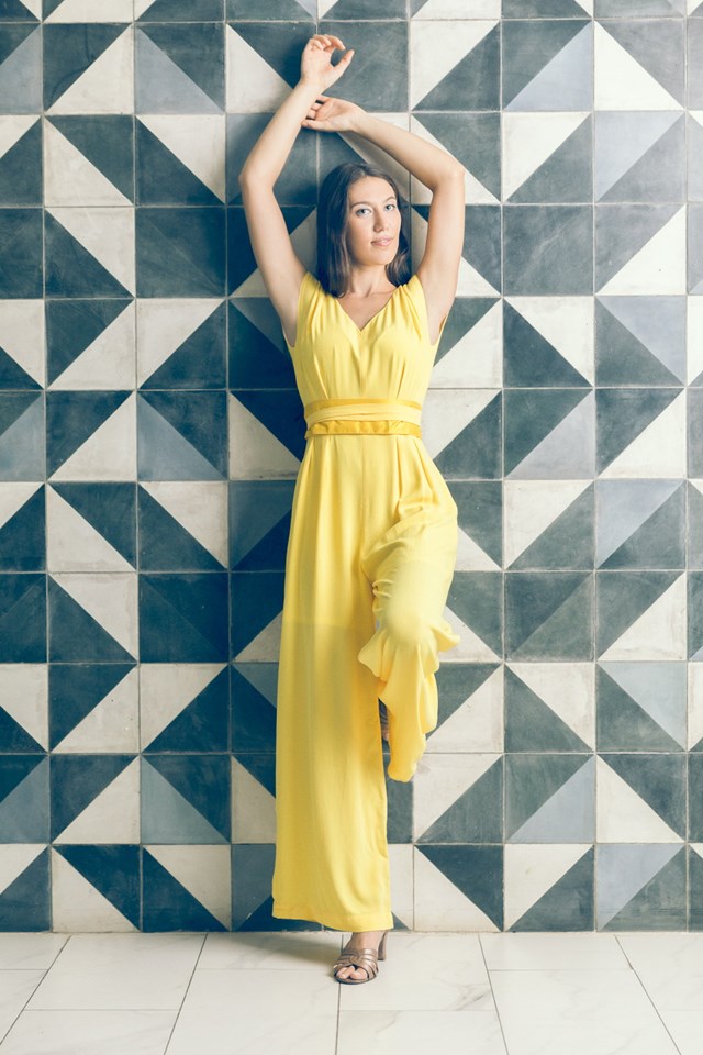 Combi-pantalon Bayon Jaune 2