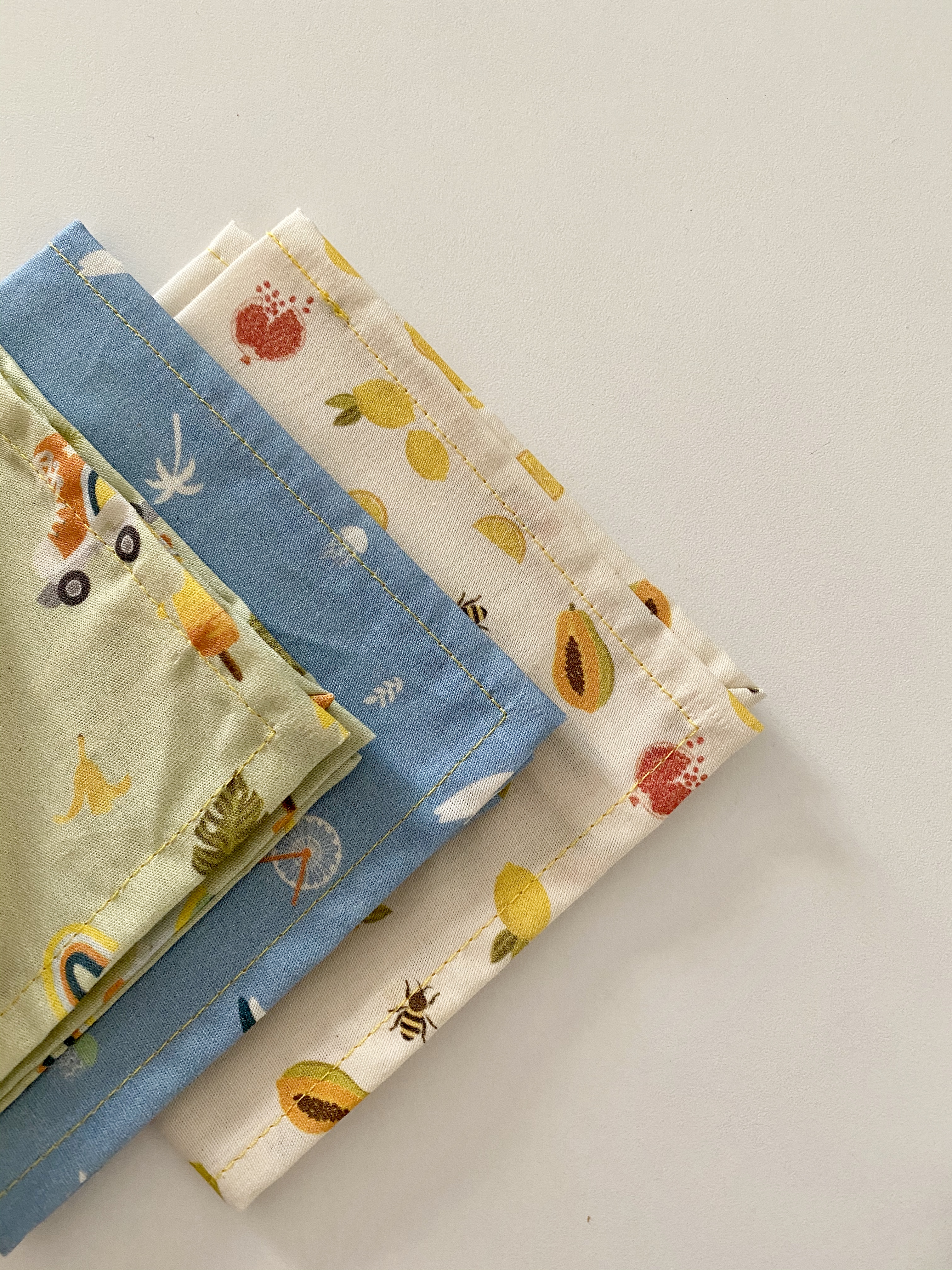 Mouchoirs en tissu bio made in france - ernest&lulu