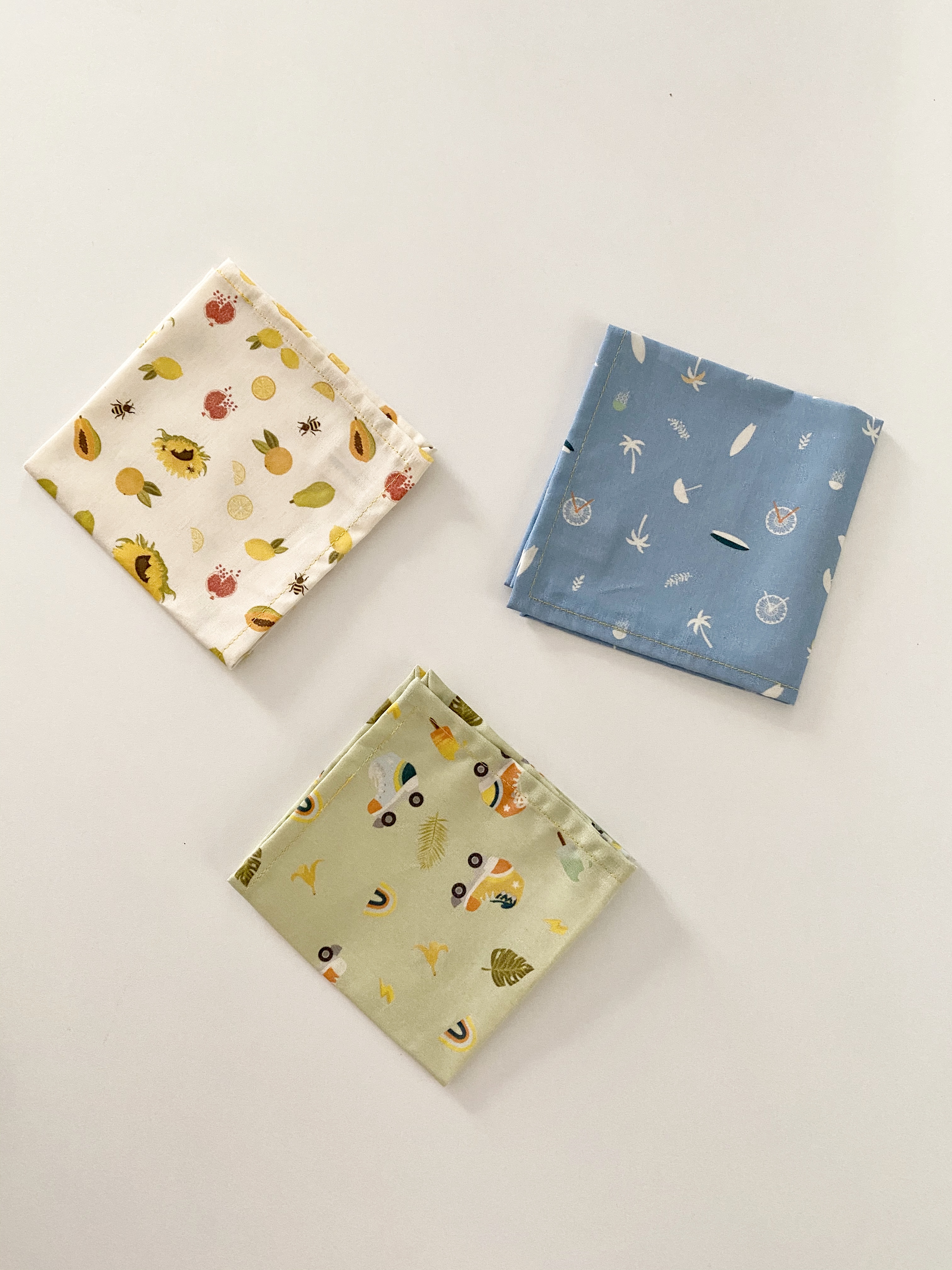 Mouchoirs en tissu bio made in france - ernest&lulu