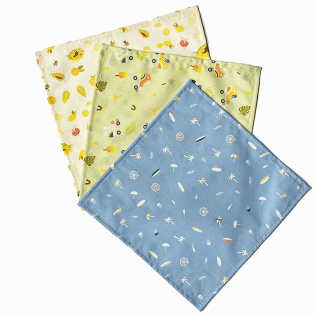 Mouchoirs en tissu imprimés made in france ernest&lulu