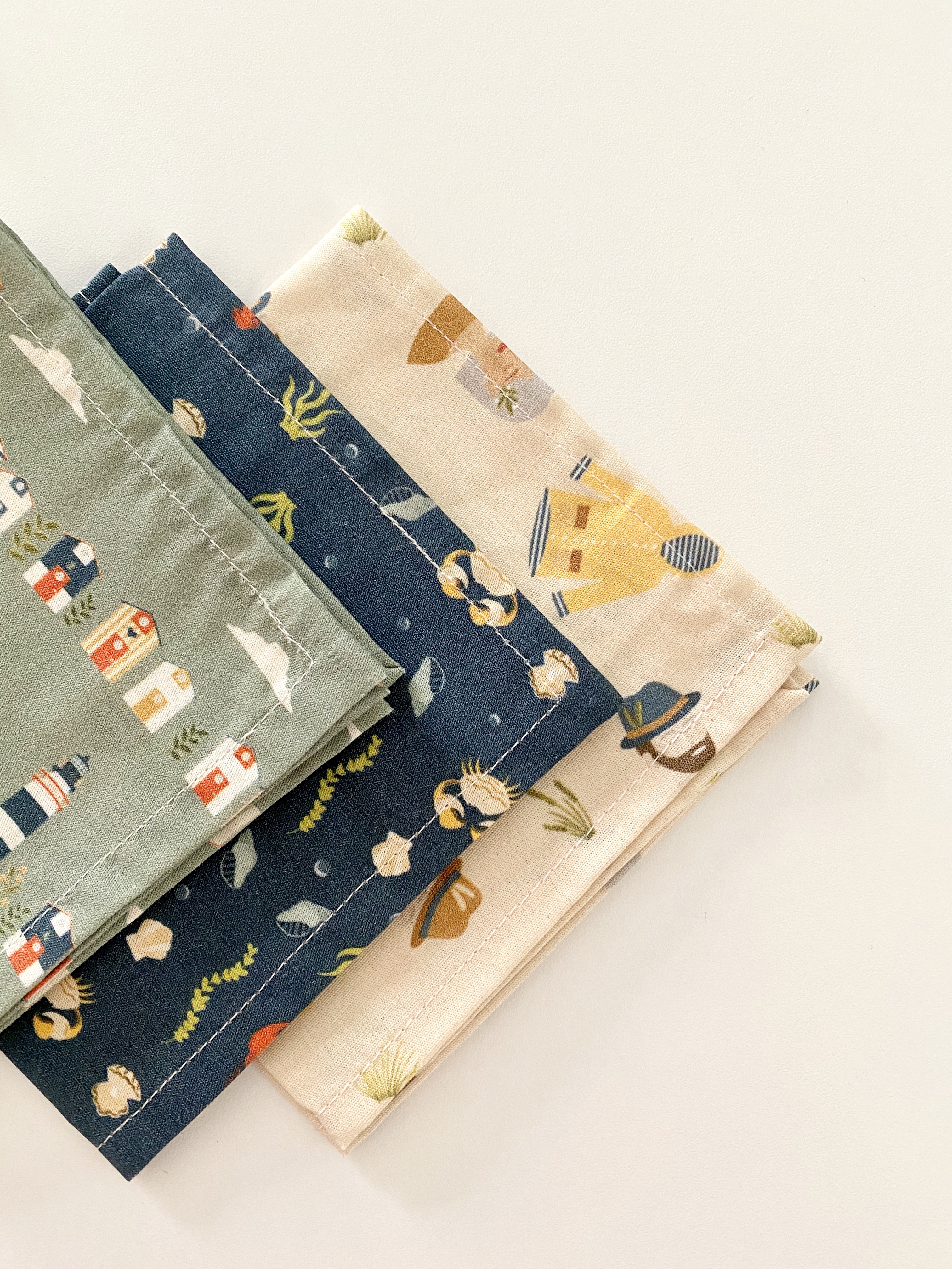 Mouchoirs en tissu bio made in france - ernest&lulu