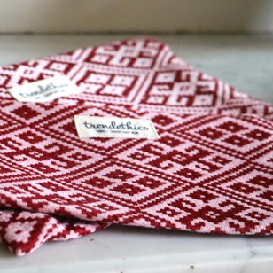 Pochette rouge en lin - DOKMAI