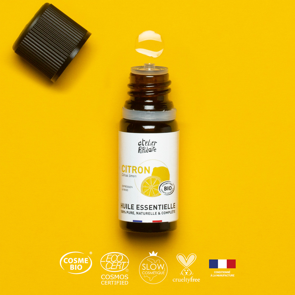 Huile essentielle biologique de Citron | 10mL 3