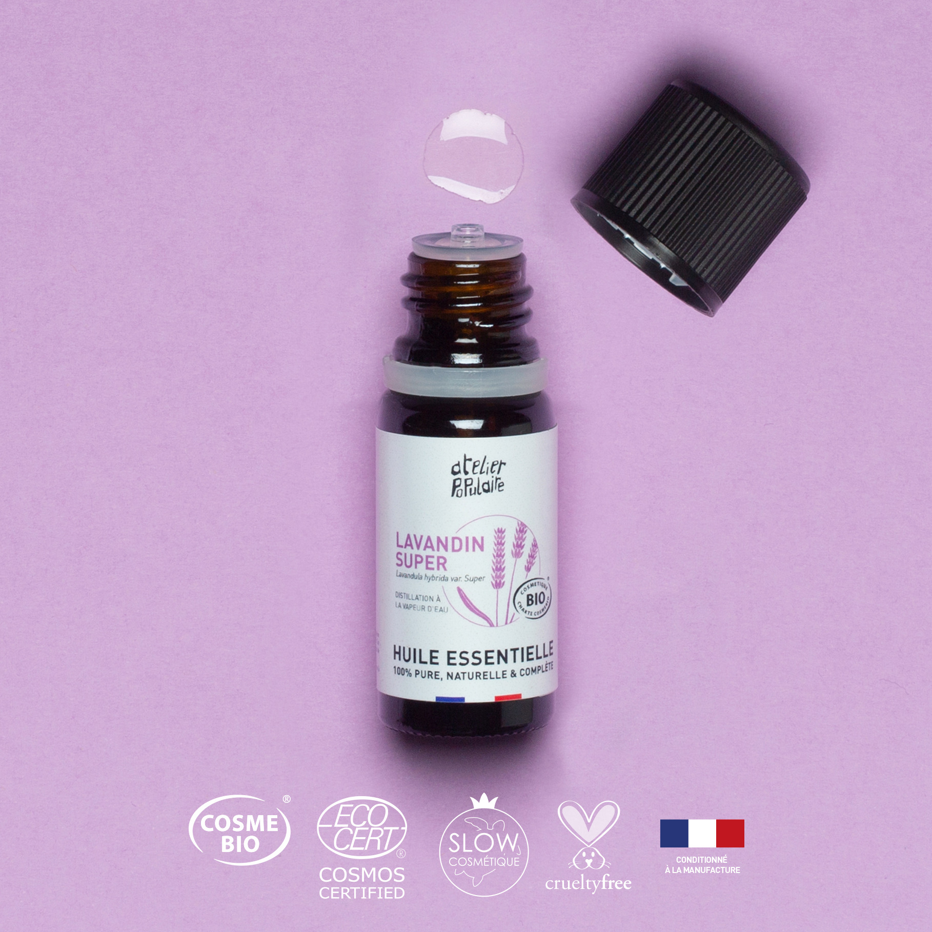 Huile essentielle biologique de Lavandin Super | 10mL 3
