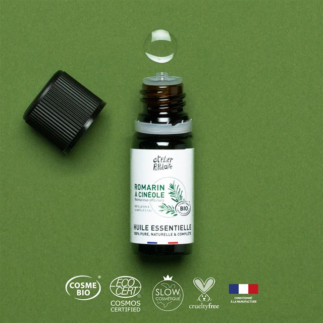 Huile essentielle biologique de Romarin Cinéole | 10mL 3