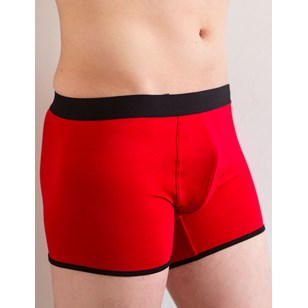 BOXER ROUGE EN BAMBOU - Made in Paris - Maison TFK - EN STOCK