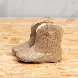 Chaussons premiers pas Bébé - Amaury Pépite d'Or