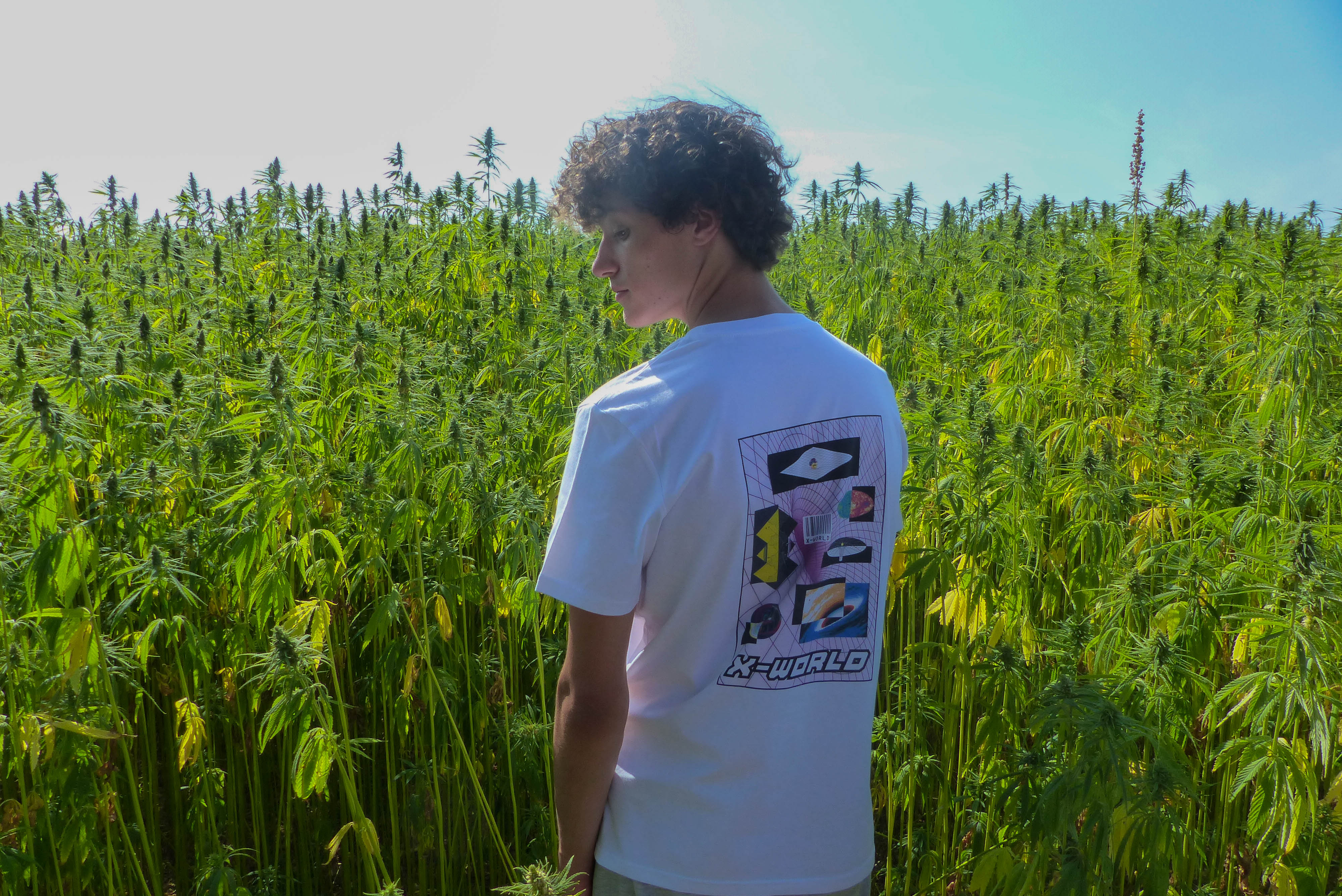 T-shirt - "Univers" - Blanc 4